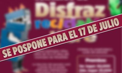 El Gobierno Municipal de Minatitlán informa a la ciudadanía que el Concurso de Disfraz Reciclable Libre ha sido reprogramado.