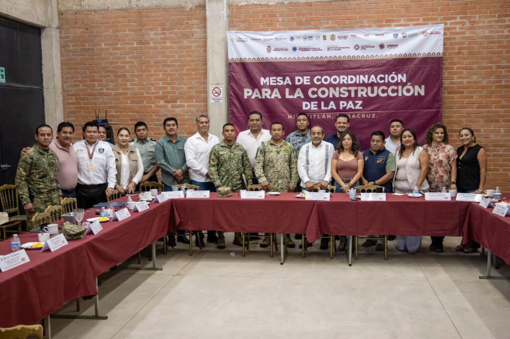 Minatitlán sede de la Mesa de Seguridad para la Construcción de la Paz