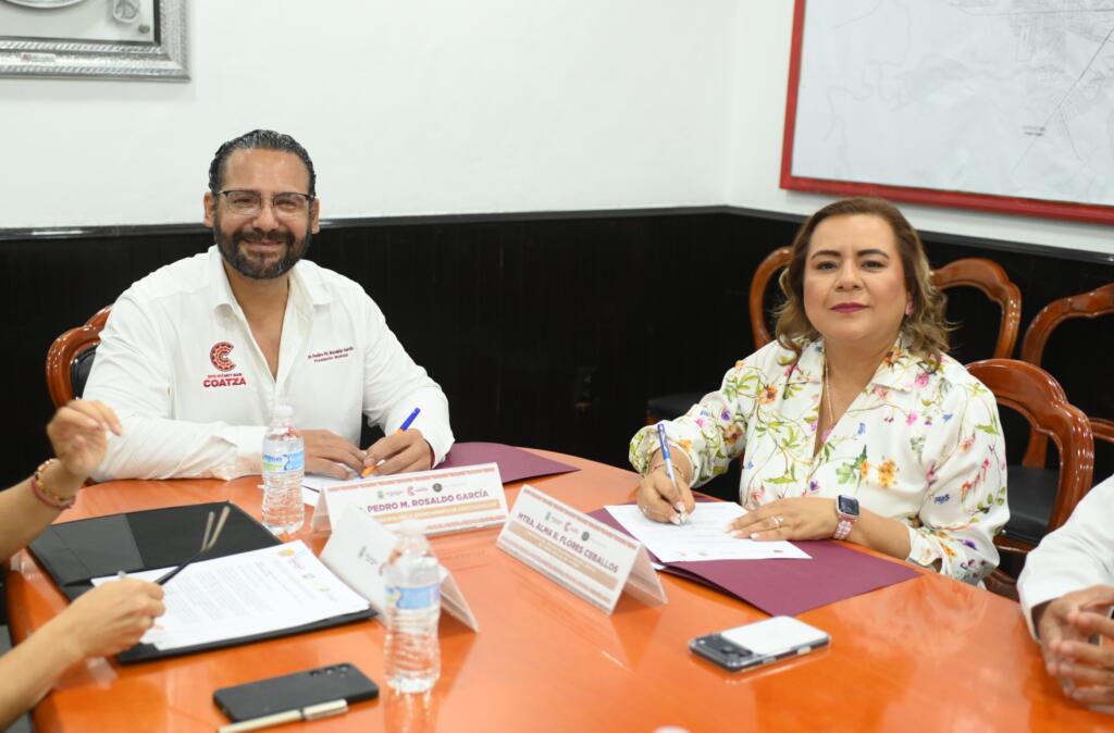 Firman Gobierno de Coatzacoalcos y Poder Judicial de Veracruz convenio para implementar programa ‘Amiga, Yo Te Ayudo’