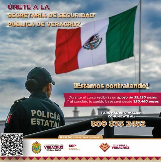 Únete a la Secretaría de Seguridad Pública de Veracruz