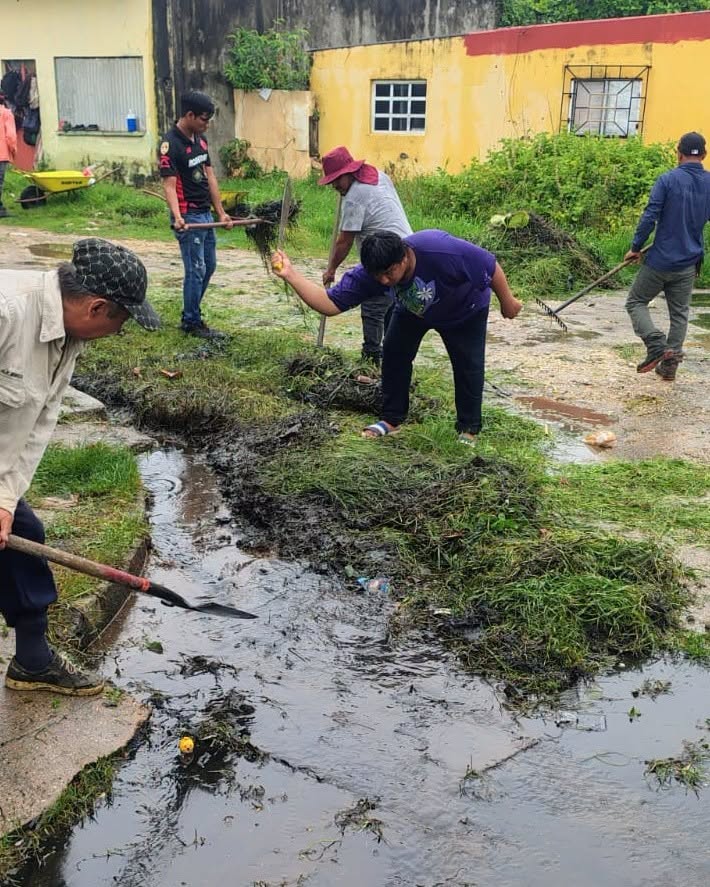 Con colectores y pozos de absorción, Pedro Miguel Rosaldo va contra décadas de inundaciones en Coatzacoalcos