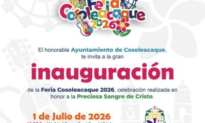 Todo listo para la Fiesta Patronal Cosoleacaque 2026
