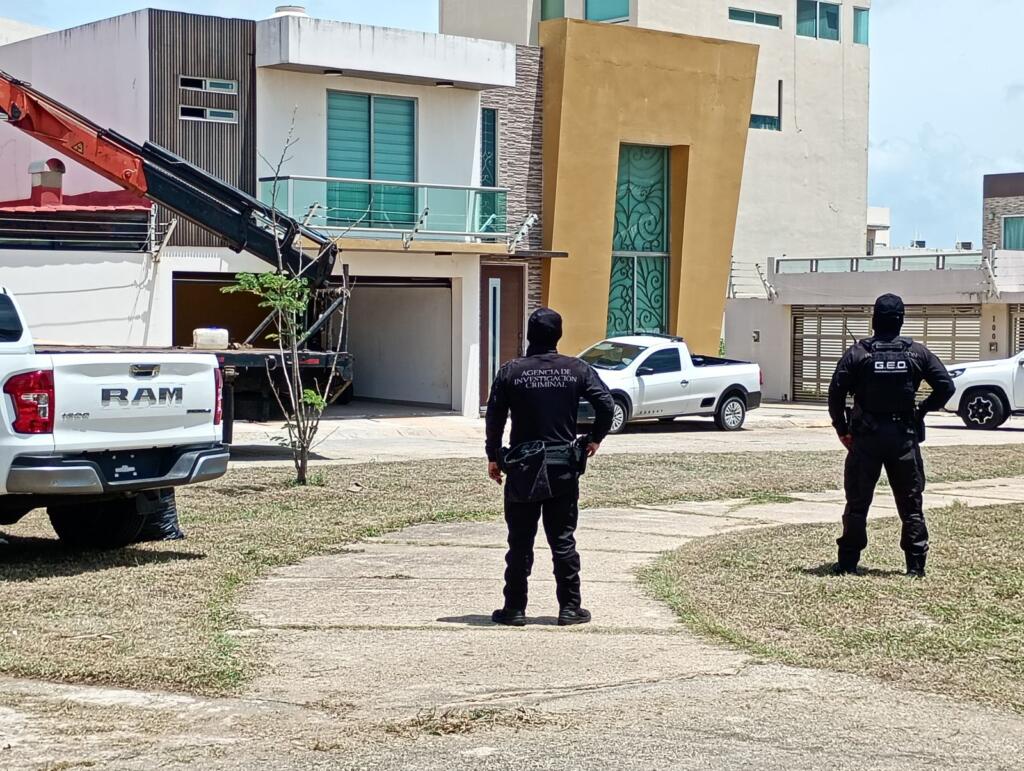 *Se mantiene operativo de la FGR en fraccionamiento Paraíso de Coatzacoalcos*