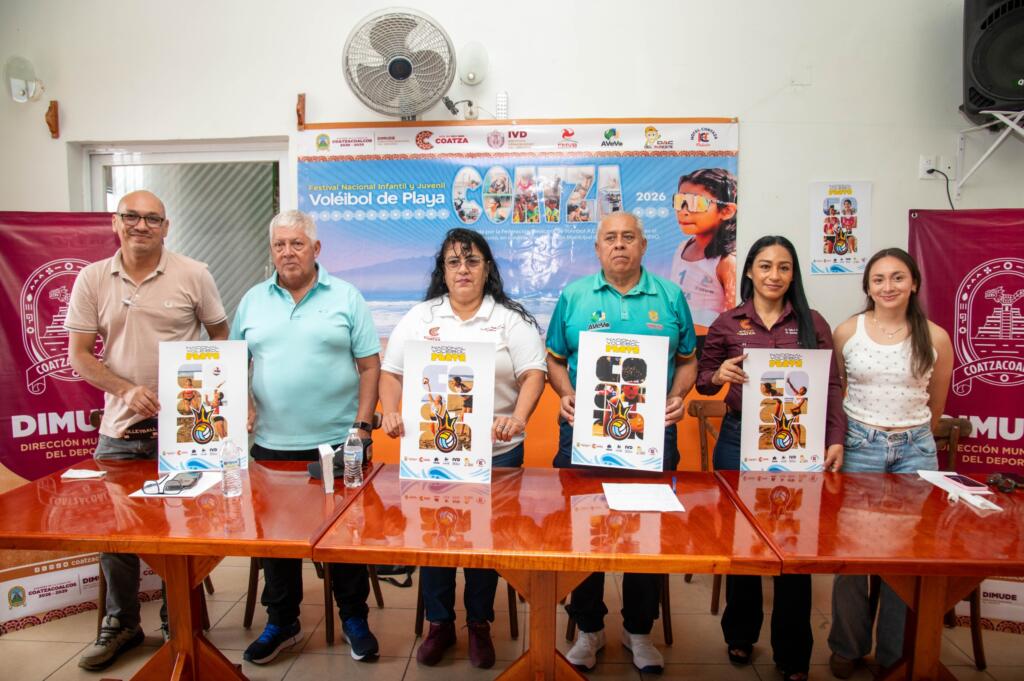 Coatzacoalcos, listo para el Festival Nacional Infantil y Juvenil de Voleibol de Playa 2026