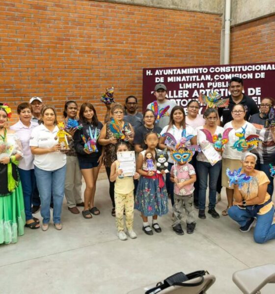 Culmina Taller Artístico de Cartonería y Papel en Minatitlán