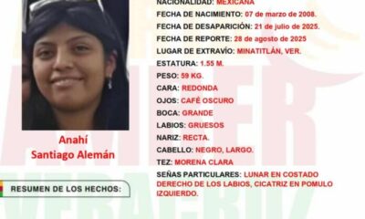 ¡CASI UN AÑO SIN RASTRO DE ANAHÍ! CONTINÚA ACTIVA LA ALERTA AMBER EN MINATITLÁN