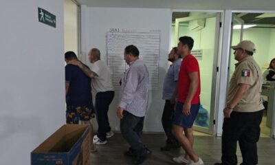 Tras más de seis horas de audiencia liberan a tres de los cuatro detenidos en residencial de Nanchital