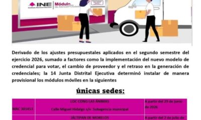 INE cambia temporalmente la ubicación de módulos en el sur de Veracruz; consulta dónde realizar tu trámite