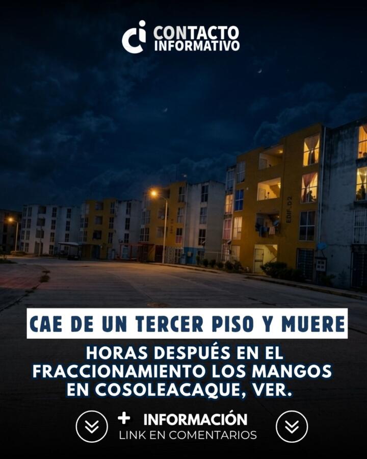 Cae de un tercer piso y muere horas después en Los Mangos