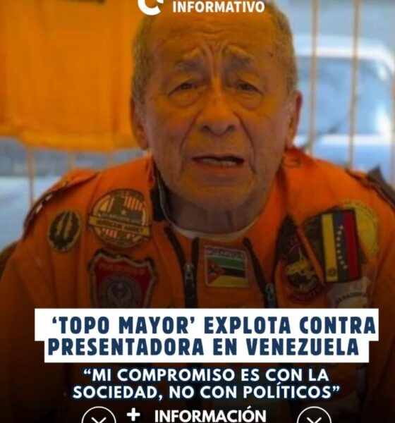 ‘Topo mayor’ explota contra presentadora en Venezuela: “Mi compromiso es con la sociedad, no con políticos”