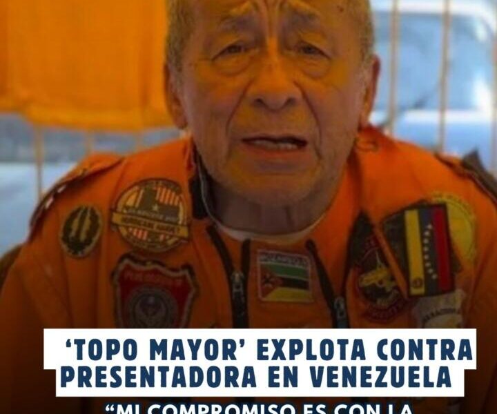‘Topo mayor’ explota contra presentadora en Venezuela: “Mi compromiso es con la sociedad, no con políticos”