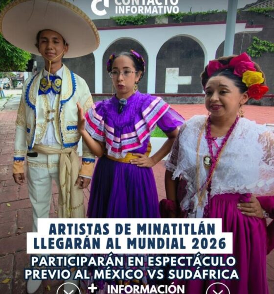 (+VIDEO) Artistas de Minatitlán llegarán al Mundial 2026; participarán en espectáculo previo al México vs Sudáfrica