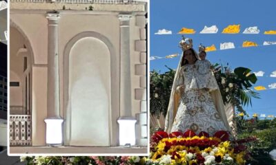 ¿Señal de fe en #Alvarado? Silueta de la Virgen del Rosario en parroquia causa revuelo