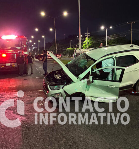 (+VIDEO)  Exceso de velocidad habría provocado fuerte accidente en el Bulevar Instituto Tecnológico
