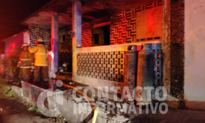 Intoxicado tras incendio en su casa; lo rescatan inconsciente en Las Fuentes