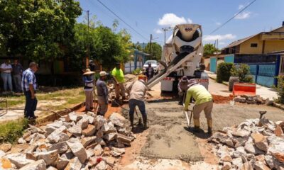 Gobierno de la Unidad rehabilita vialidad en la colonia Insurgentes Norte