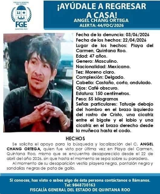 Salió rumbo a Minatitlán y nunca llegó; buscan a Ángel desde hace casi tres meses