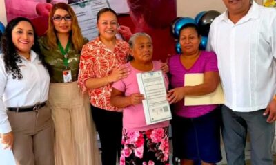 Entregan actas de nacimiento extemporáneas en Jáltipan; garantizan el derecho a la identidad