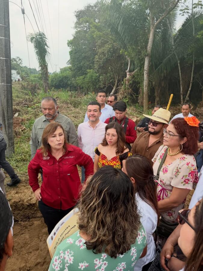 Supervisa Rocío Nahle terreno destinado para el futuro CRIT en Minatitlán