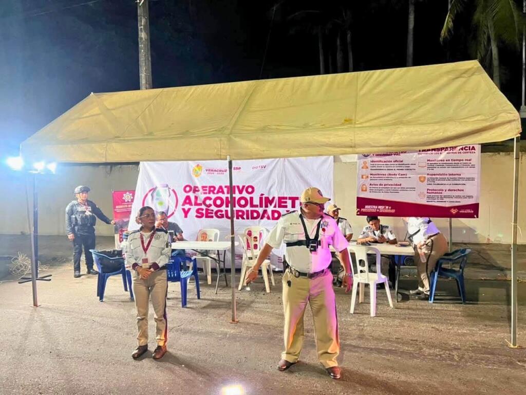 Alcoholímetro deja 11 conductores infraccionados por manejar en estado de ebriedad en Coatzacoalcos