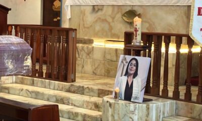 Entre música de banda y un fuerte operativo de seguridad, despiden a Roxana Guzmán en Nanchital