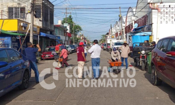 Liberan calles del Playón Sur; retiran estructuras abandonadas y apartados ilegales