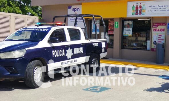 Asaltan tienda de conveniencia en la colonia Nueva Mina; ladrón escapó en motocicleta