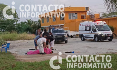 Muere varón por presunto ahogamiento afuera de un restaurante en el kilometro 4, con dirección a Coatzacoalcos, y cerca de la caseta 119 e Sayula.