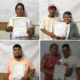 Seis familias reciben derechos de posesión de sus nuevos terrenos en Los Almendros