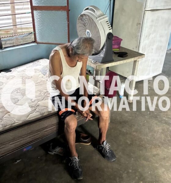 «Me preocupa que una noche ya no despierte»; piden ayuda para adulto mayor que vive solo y enfermo en Minatitlán
