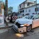 (+VIDEO) Aparatoso choque en El Palmar deja una mujer herida; investigan si un conductor escapaba de otro percance