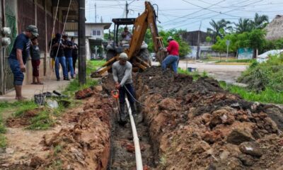 Gobierno de Minatitlán mejora la red de agua potable y drenaje