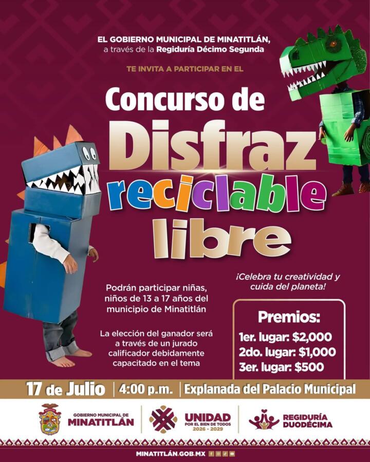 ♻️🎭 ¡Es momento de dejar volar tu creatividad!