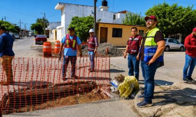 “Estamos rescatando la ciudad”: supervisa Pedro Miguel Rosaldo obras de rehabilitación en la colonia Vistalmar