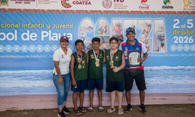 Concluye con gran éxito Festival Nacional Infantil y Juvenil de Voleibol de Playa en Coatzacoalcos