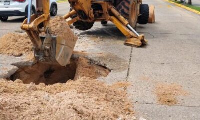 Atienden red de drenaje para mejorar el servicio en la colonia Petrolera