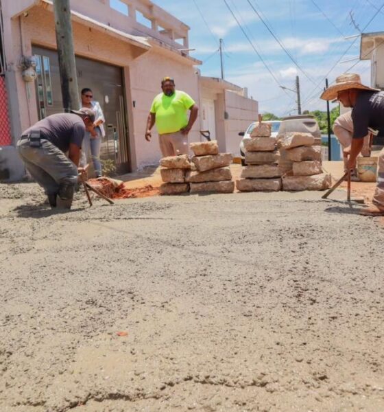 Avanza la reposición de pavimento en la colonia Obrera tras trabajos en redes hidráulicas