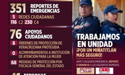 Resultados óptimos en seguridad en Minatitlán