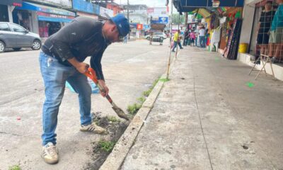 Refuerzan acciones de señalización vial en el centro de la ciudad