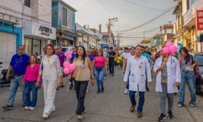 Minatitlán realiza caminata en honor a las y los supervivientes del cáncer