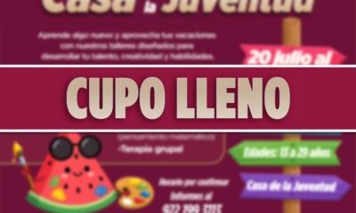 ¡CUPO LLENO!