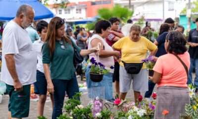 Da inicio el Mercado de las Flores en Minatitlán