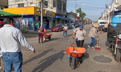 Gobierno de Minatitlán avanza con la dignificación de la zona comercial