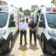 Entrega Pedro Miguel Rosaldo 10 patrullas y cuatro ambulancias para Coatzacoalcos
