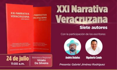 📚 Minatitlán recibe la presentación del libro «XXI Narrativa Veracruzana: Siete autores»