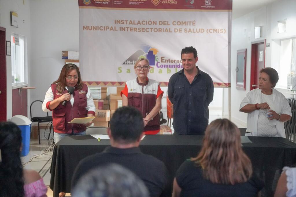 Instalan en Cosoleacaque el Comité Municipal Intersectorial de Salud