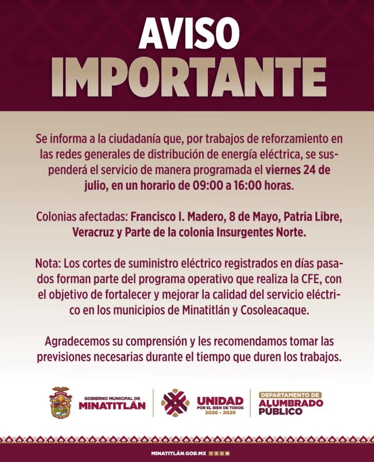 ▪️AVISO IMPORTANTE