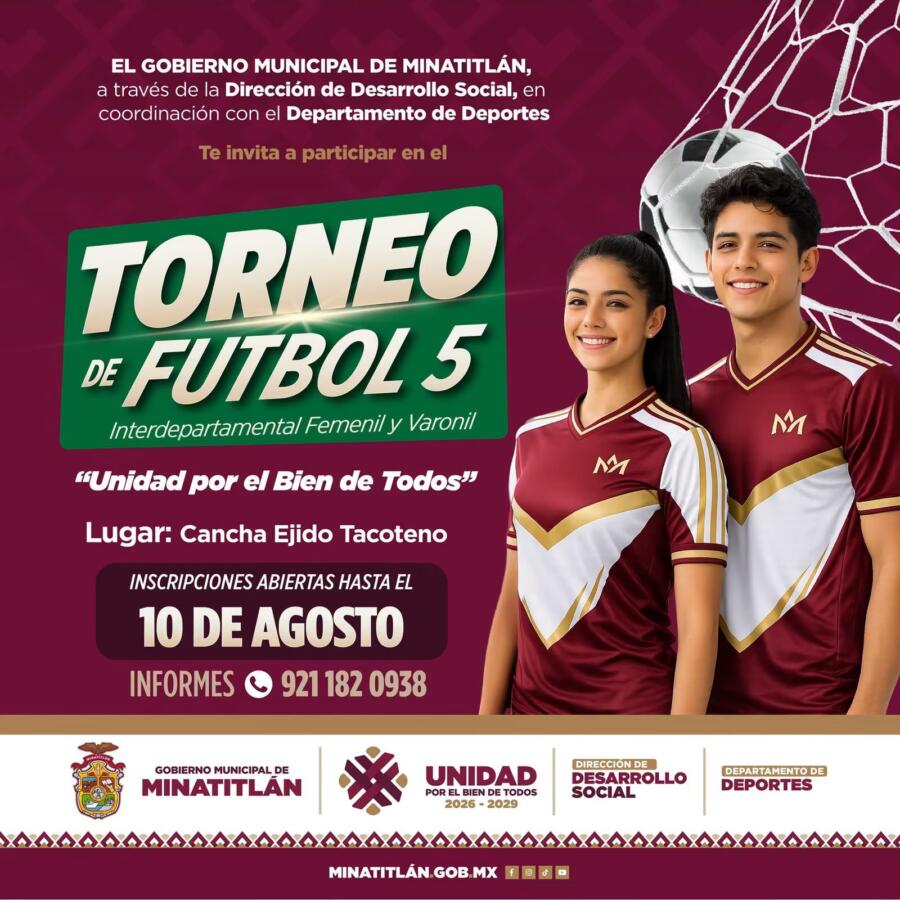 🌟 Unidos por el deporte, unidos por Minatitlán