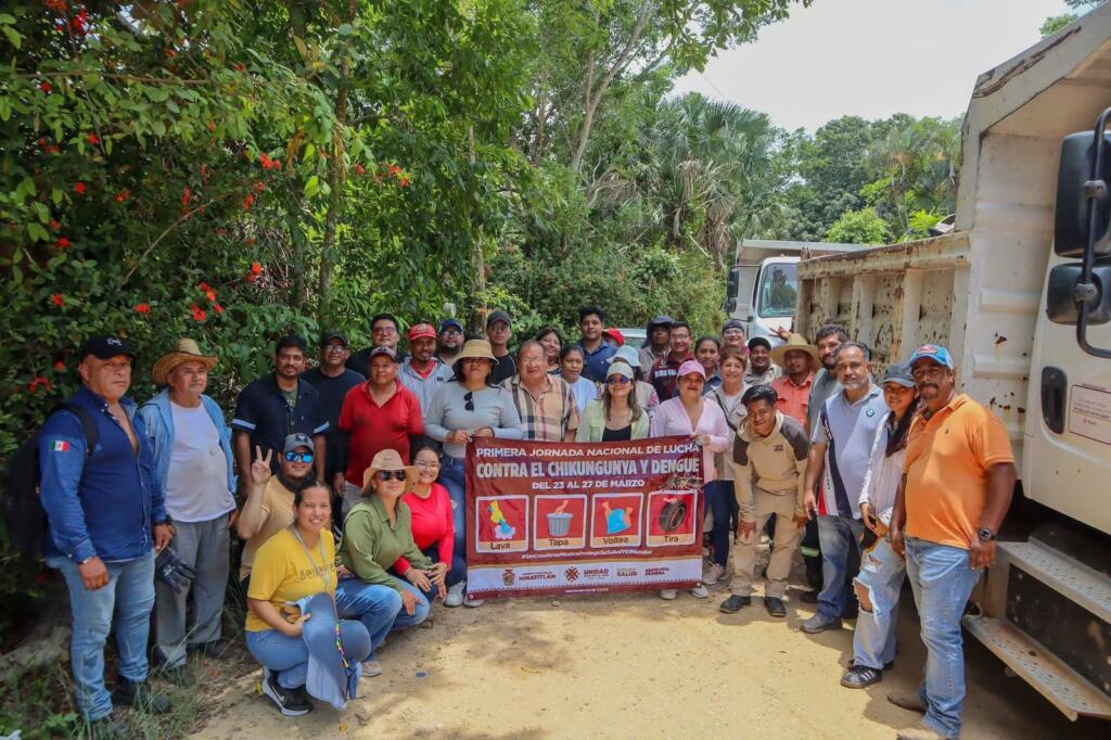 Se intensifica campaña contra el dengue en Rancho Nuevo Carrizal