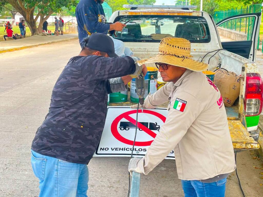 Gobierno de Minatitlán implementa medidas preventivas para una vialidad más segura